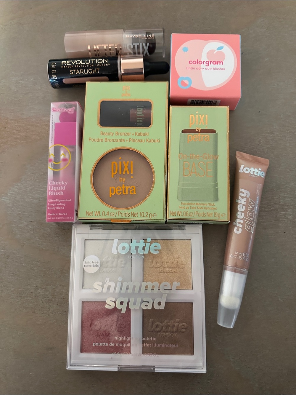 Pixi by Petra & Lottie Makeup Bundle — Neutral Bronze, Peach, Pink